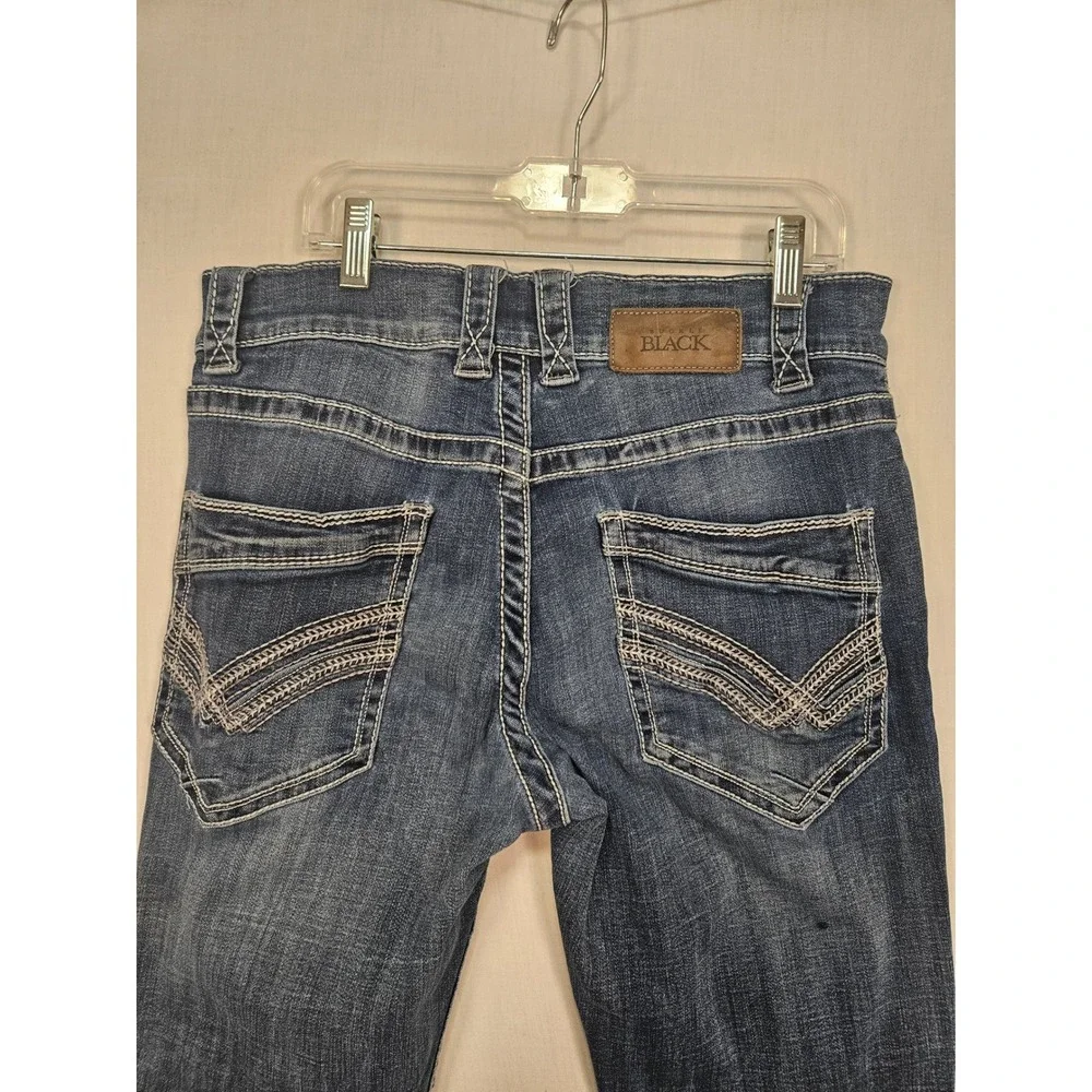 Buckle Black Fit No 3 Straight Leg Jeans Dark Wash Blue Mens 31L BBLA3017